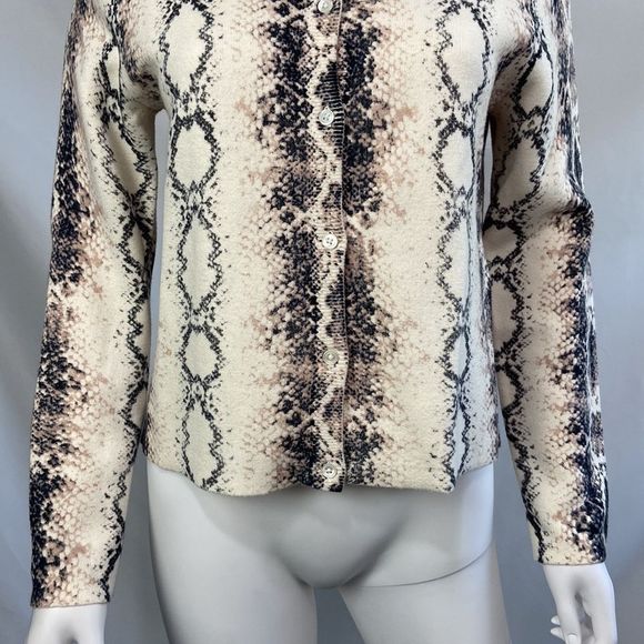 Maje Snake Print NWT Cardigan - Picture 6 of 16